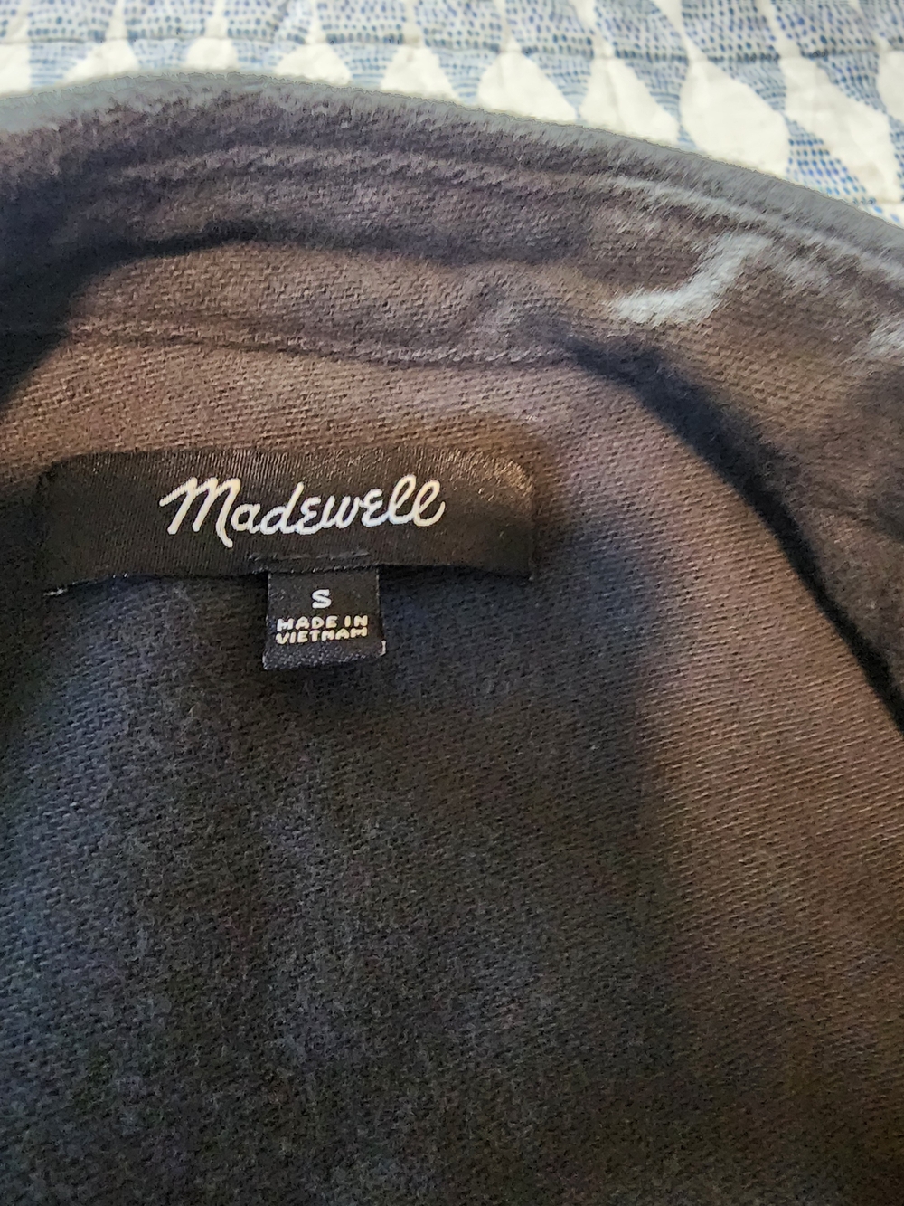 Madewell Sunday Flannel Charcoal Casual Button-Down - Picture 2 of 16